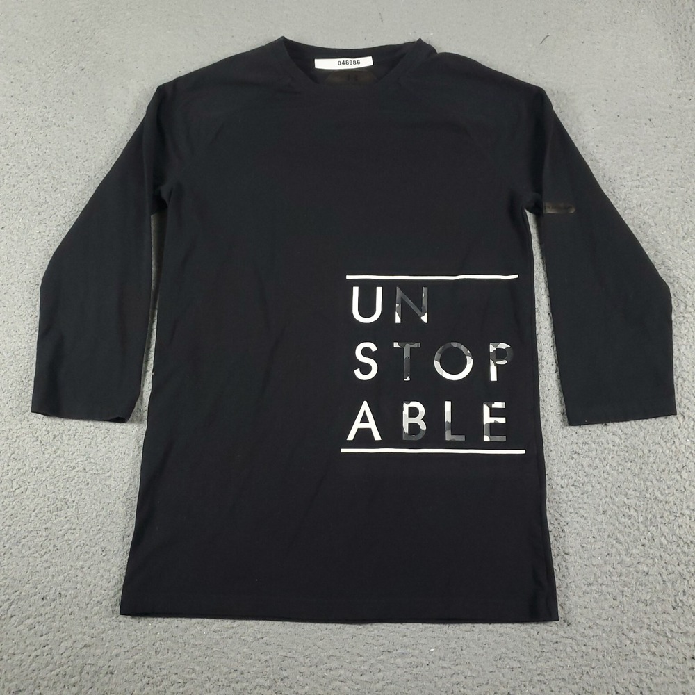Under Armour T Shirt Mens Size Small Black Casual Long Sleeve